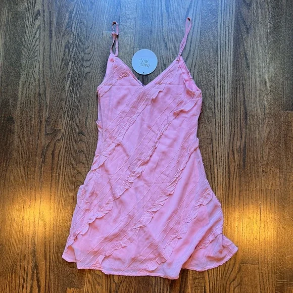 NWT Lars mini dress pink, size 8 - Picture 4 of 4